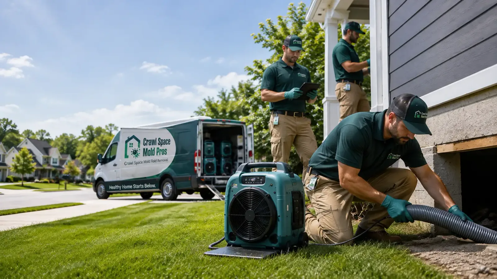 Crawl Space Mold Removal in Maroa, IL